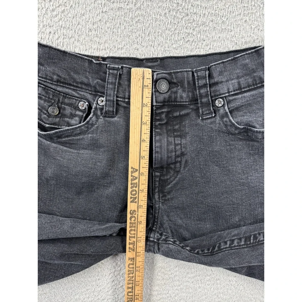 True Religion Ricky Jeans Mens 32 Fits 30x29.5 Relaxed Straight Flap Pockets Y2K